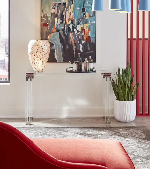 Acrylic Console Table
