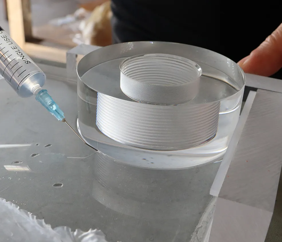 Acrylic-bonding