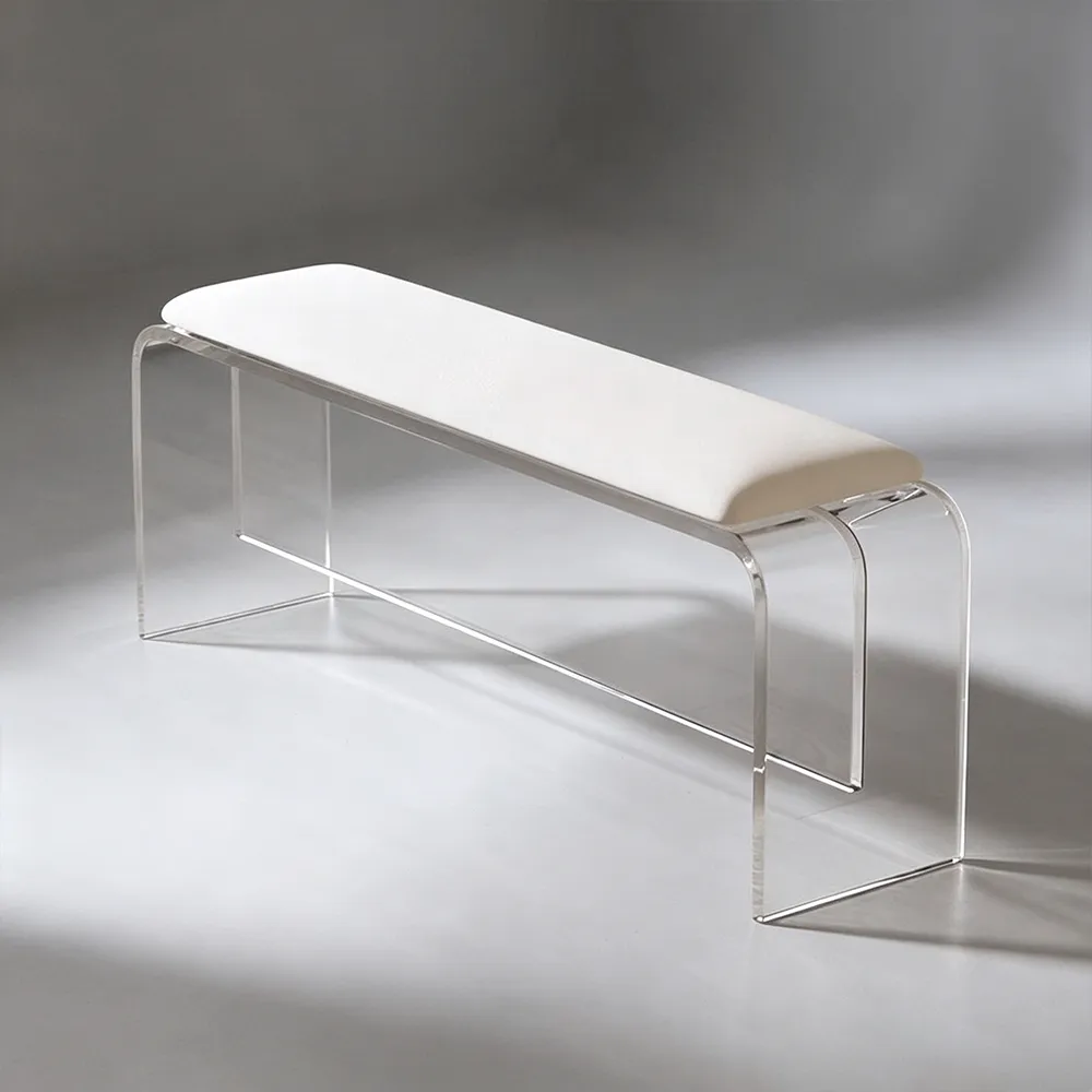 Clear Acrylic All-in-One Bench
