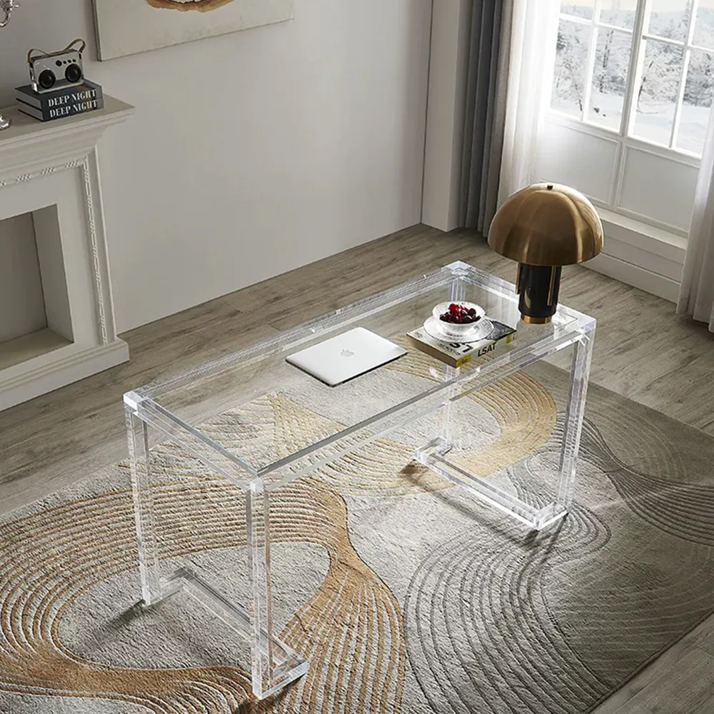 Clear Acrylic All-in-One Desk.
