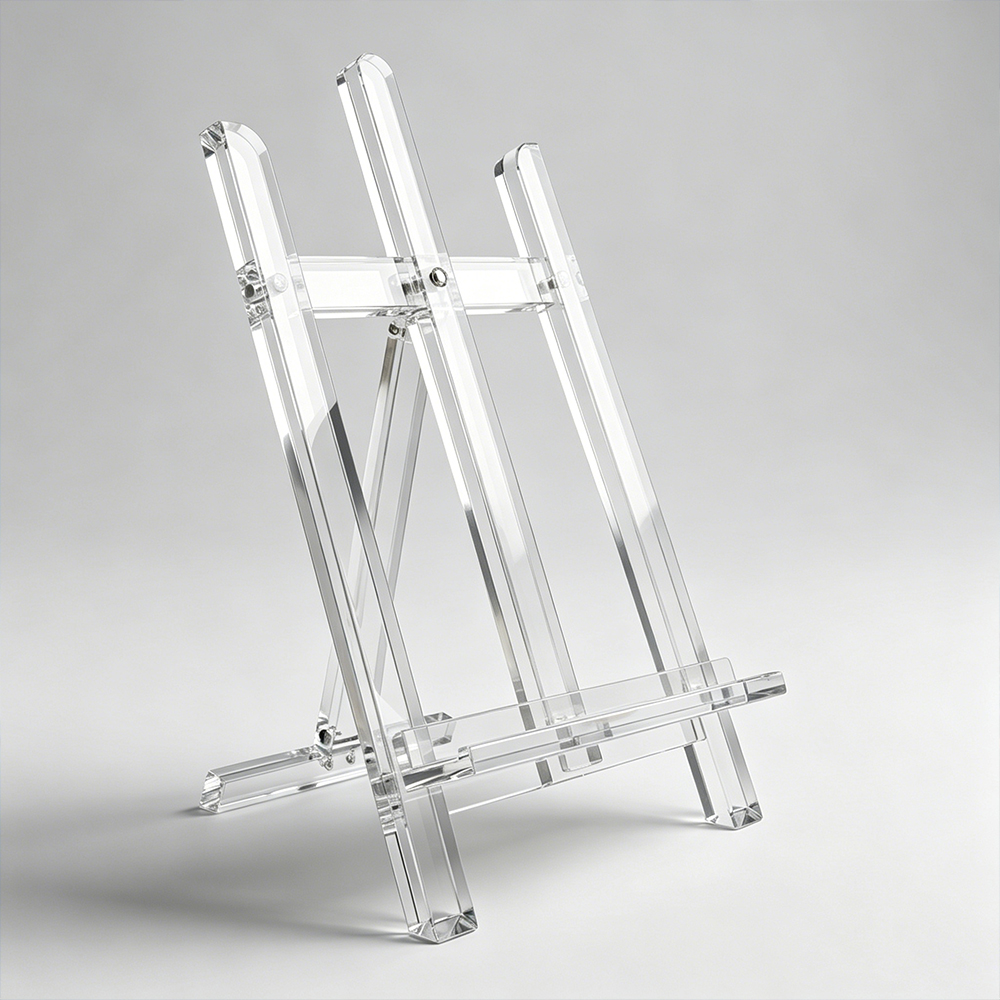 Clear Acrylic Tabletop Easel Stand | Wholesale Artwork & Photo Display Holder