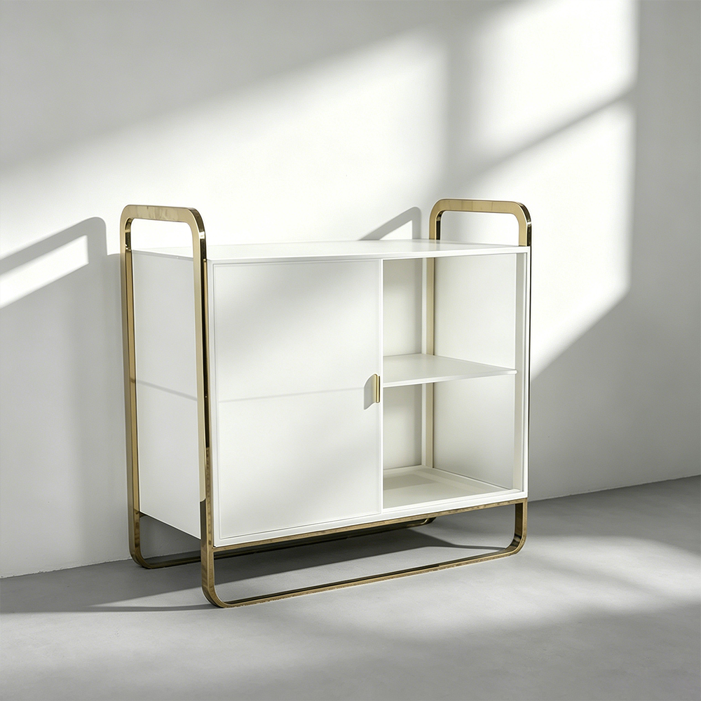 Luxury Frosted Acrylic Storage Cabinet