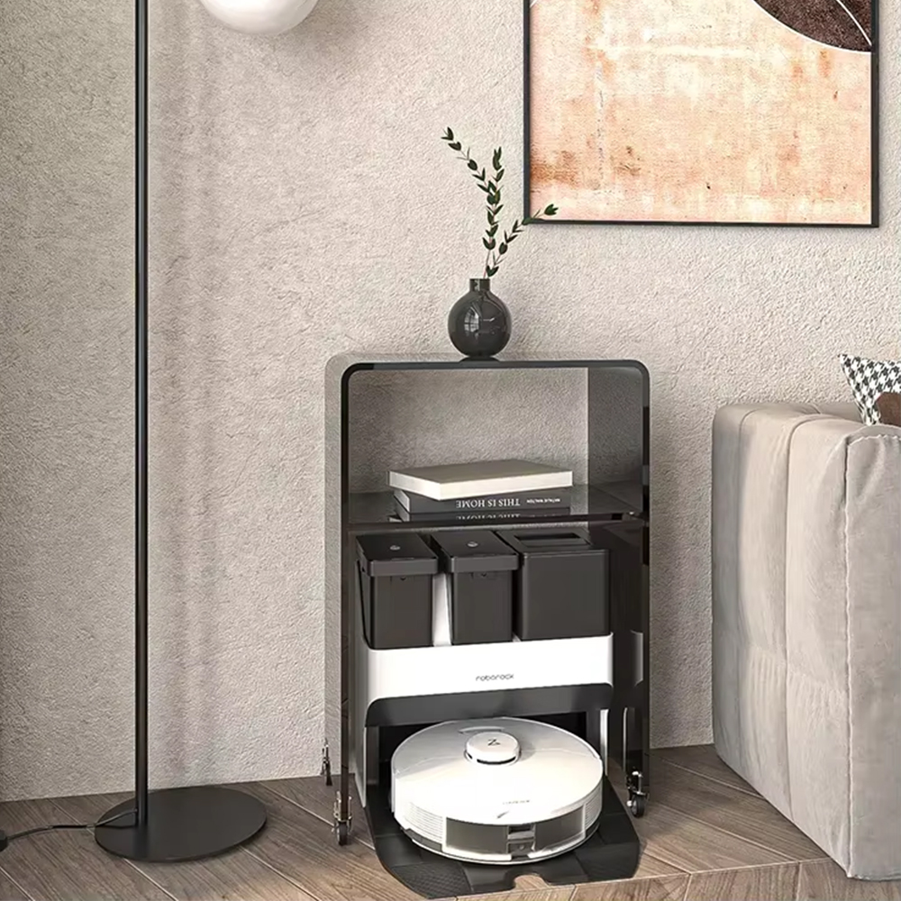 Acrylic Robot Vacuum Storage Cabinet