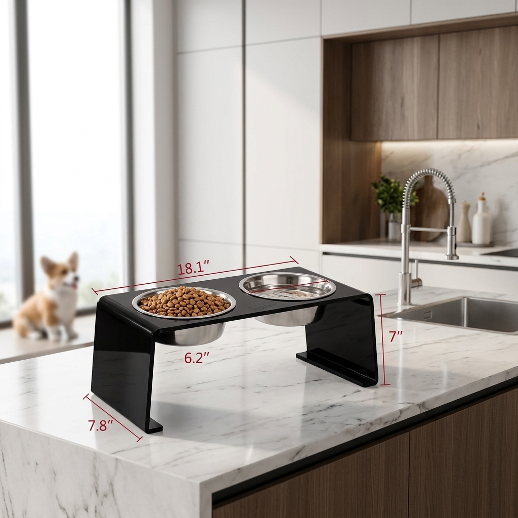 Black_Acrylic_Double_Pet_Bowl_Kitchen_Scene