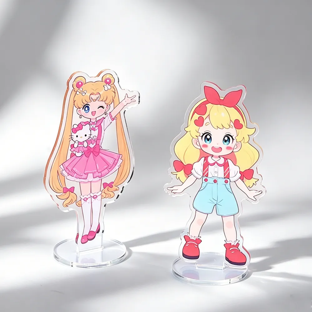 Custom Printed Acrylic Anime Standee Character Desk Display Figure