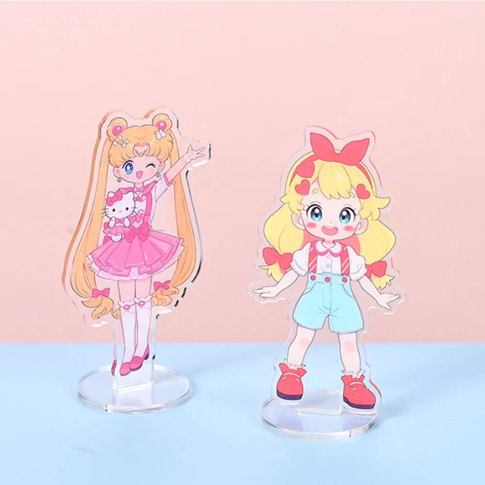 Custom Printed Acrylic Anime Standee Character Desk Display Figure.