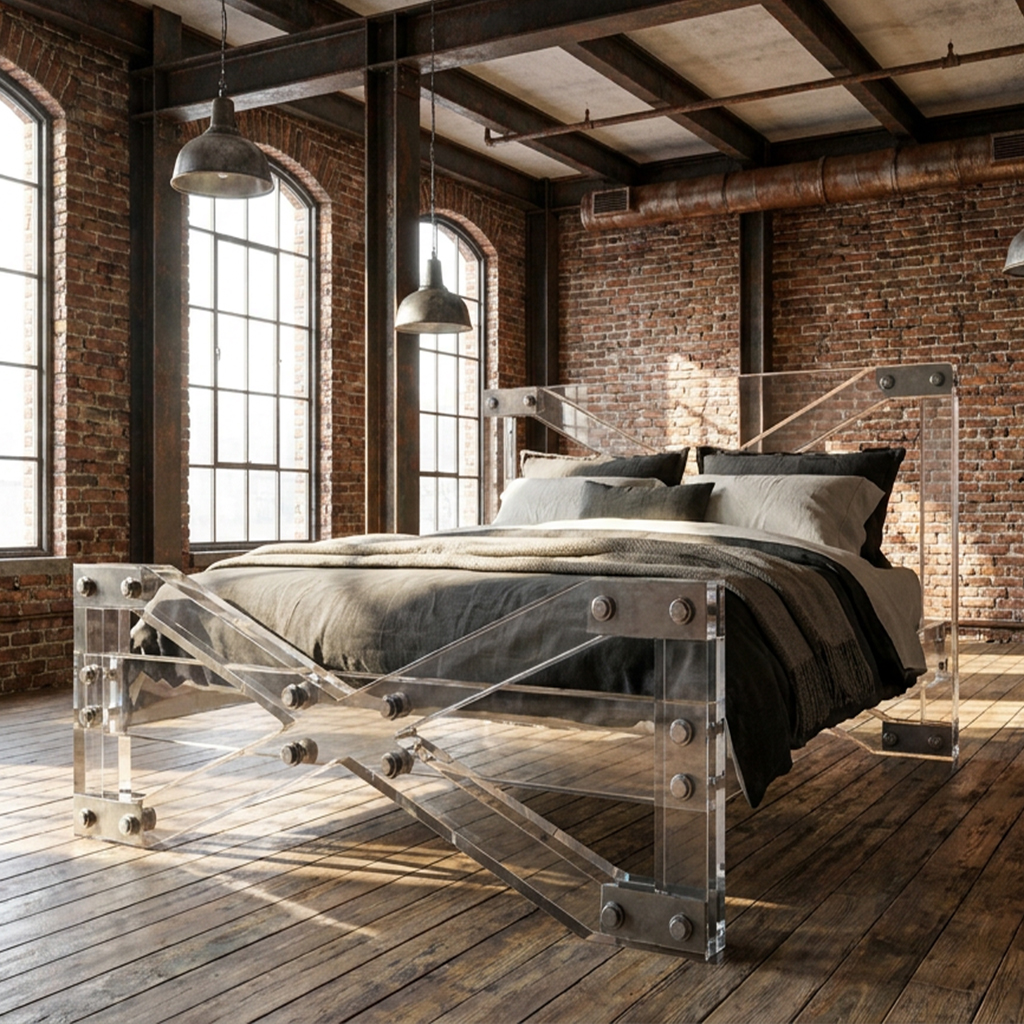 Industrial_XFrame_Acrylic_Bed_Scene_1.