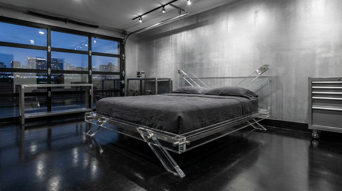 Industrial_XFrame_Acrylic_Bed_Scene_3