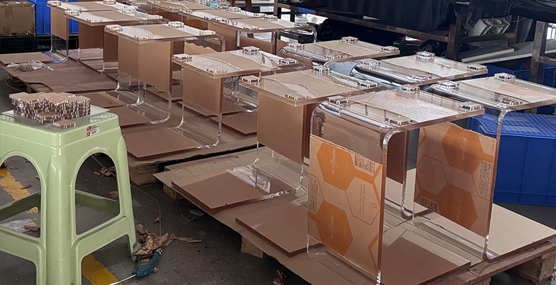 Large Batch Thermoforming Acrylic Customization.