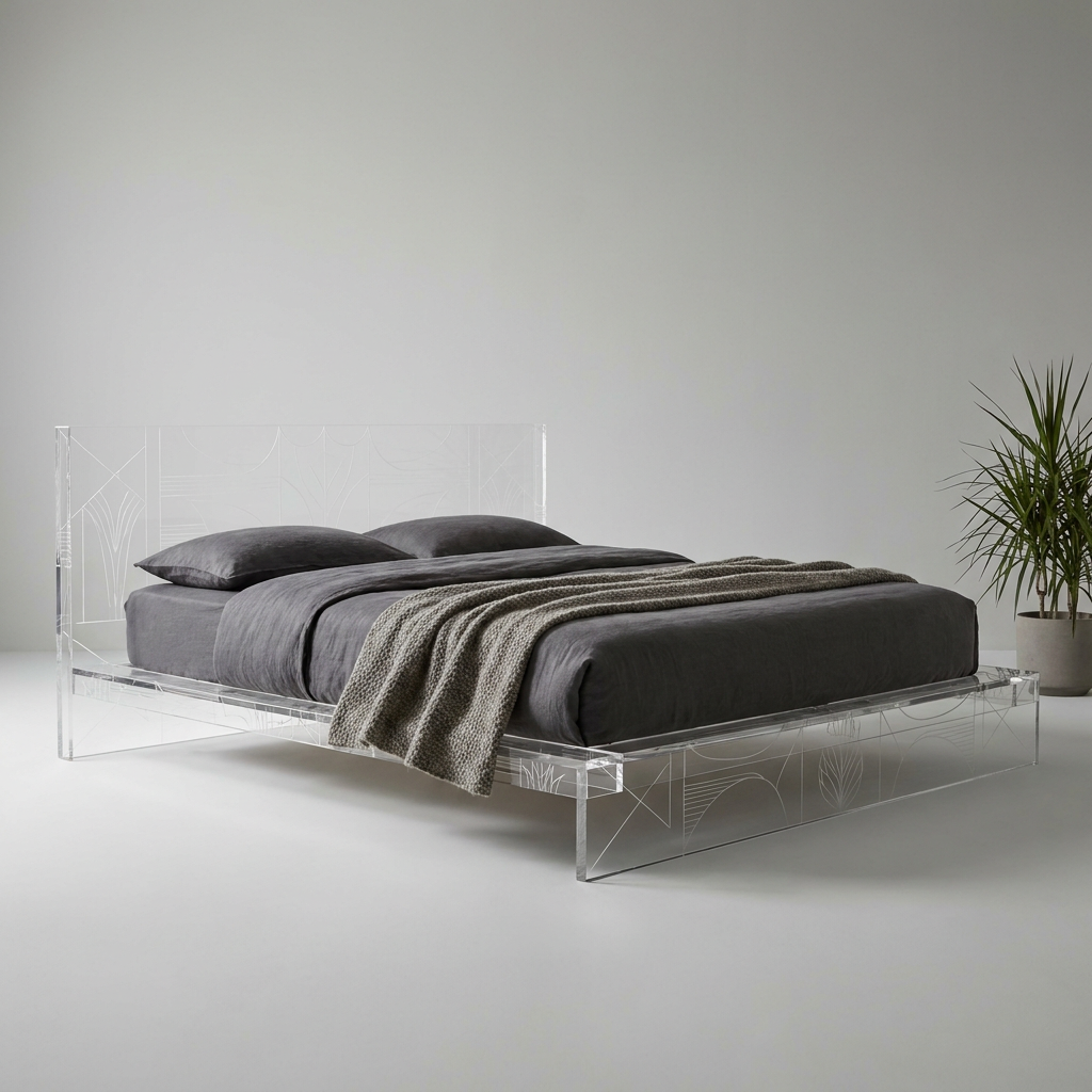 MidCentury_Etched_Acrylic_Bed_Studio