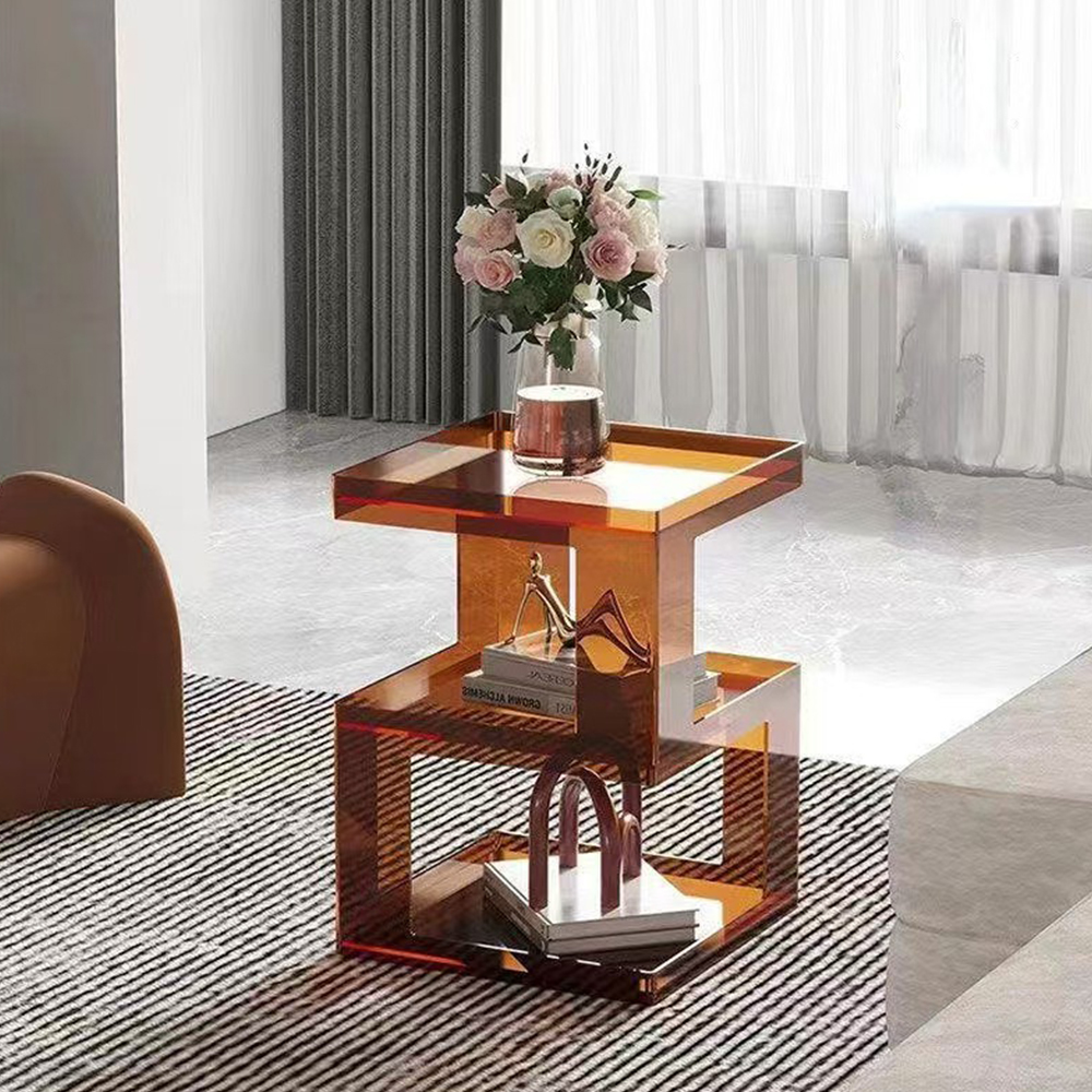 Modern Minimalist S-Shaped Living Room End Table, Factory Custom Wholesale