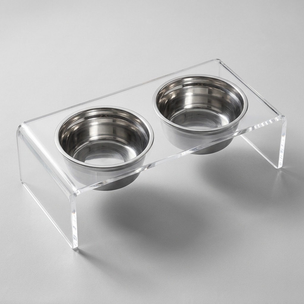 Modern_Clear_Acrylic_Double_Pet_Bowl_Studio