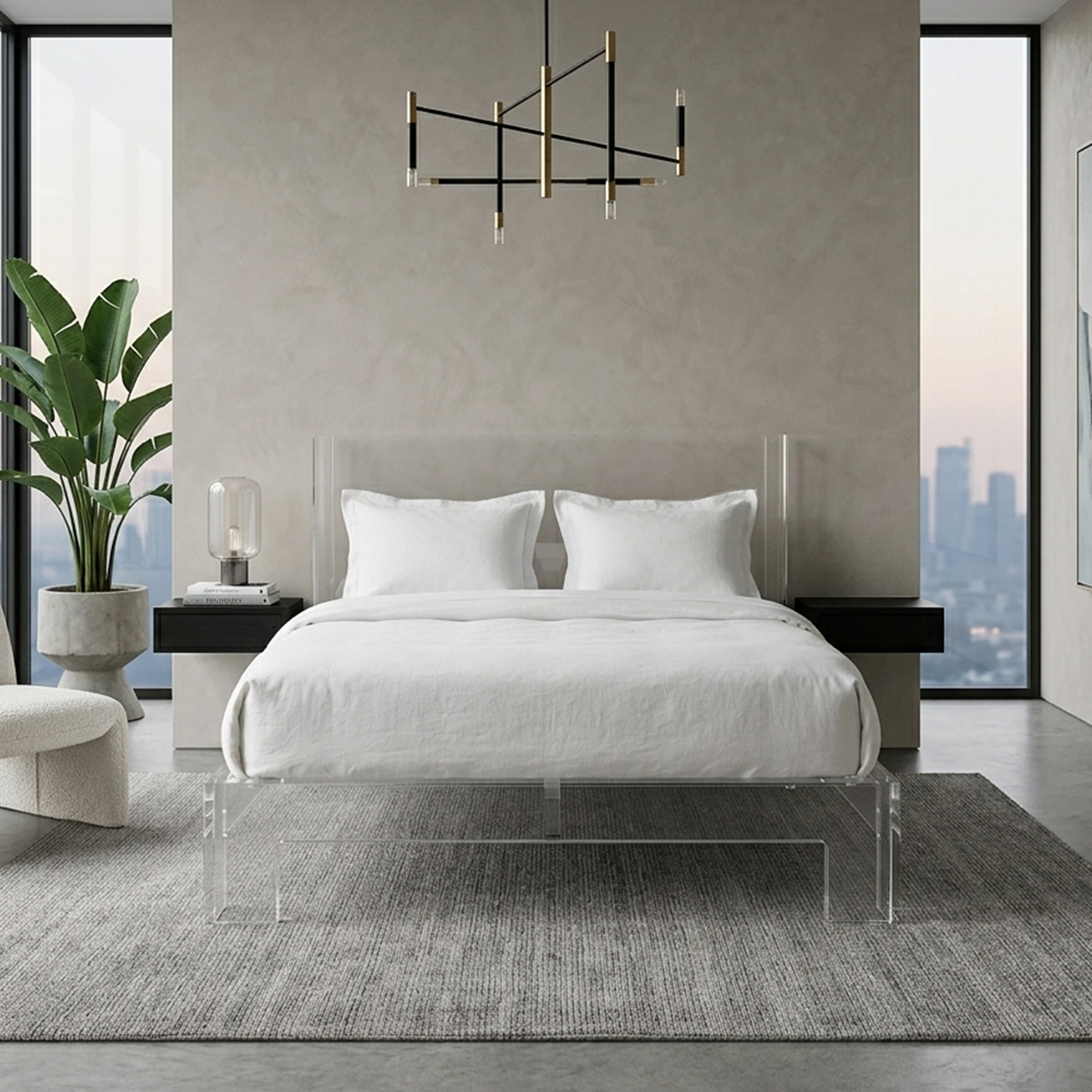 Modern_Minimalist_Clear_Acrylic_Bed_Studio..