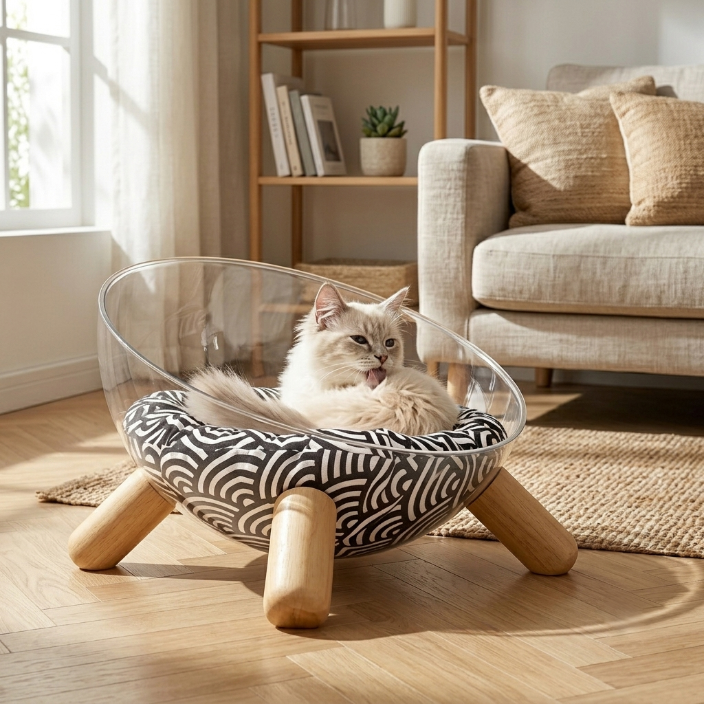 Premium Acrylic Pet Shelter, 100% Virgin MMA, Anti-scratch Surface