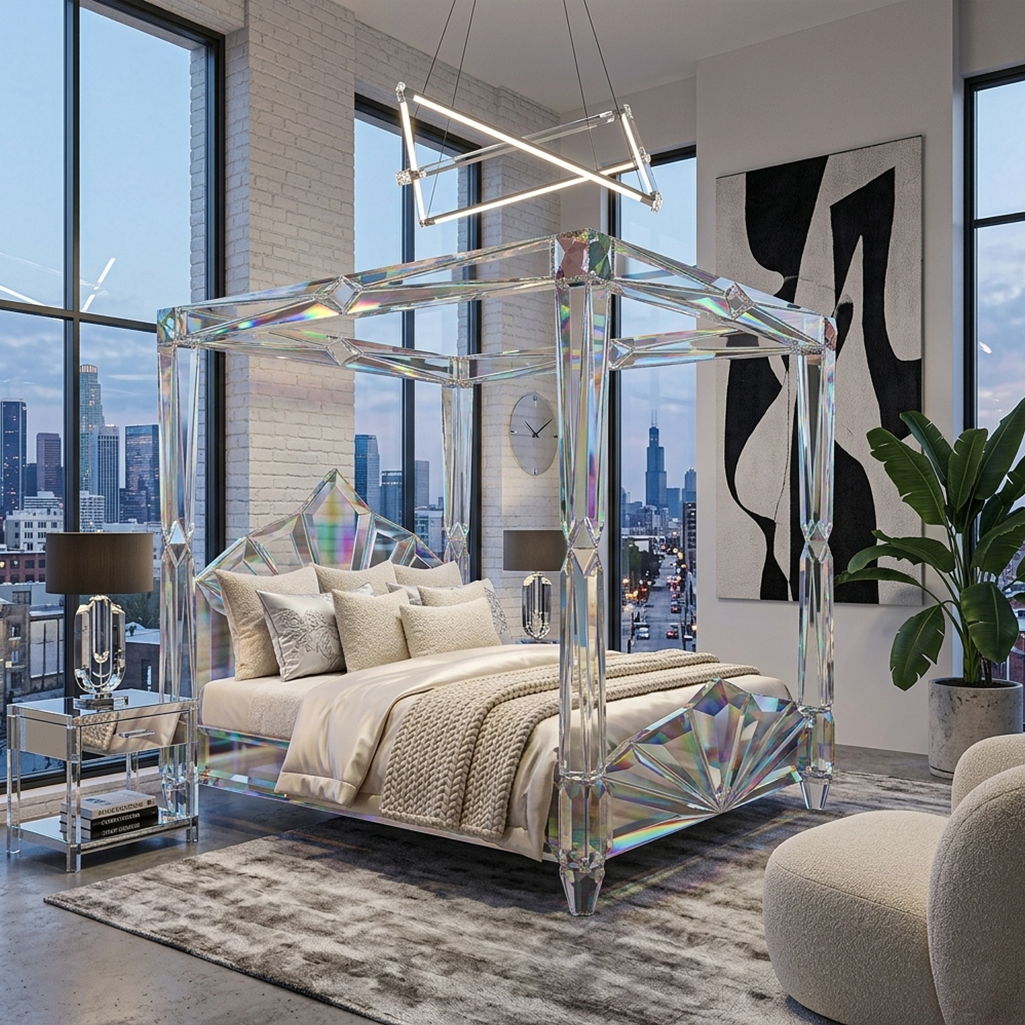 Prism_Cut_Acrylic_Bed_Art_Gallery_Loft…