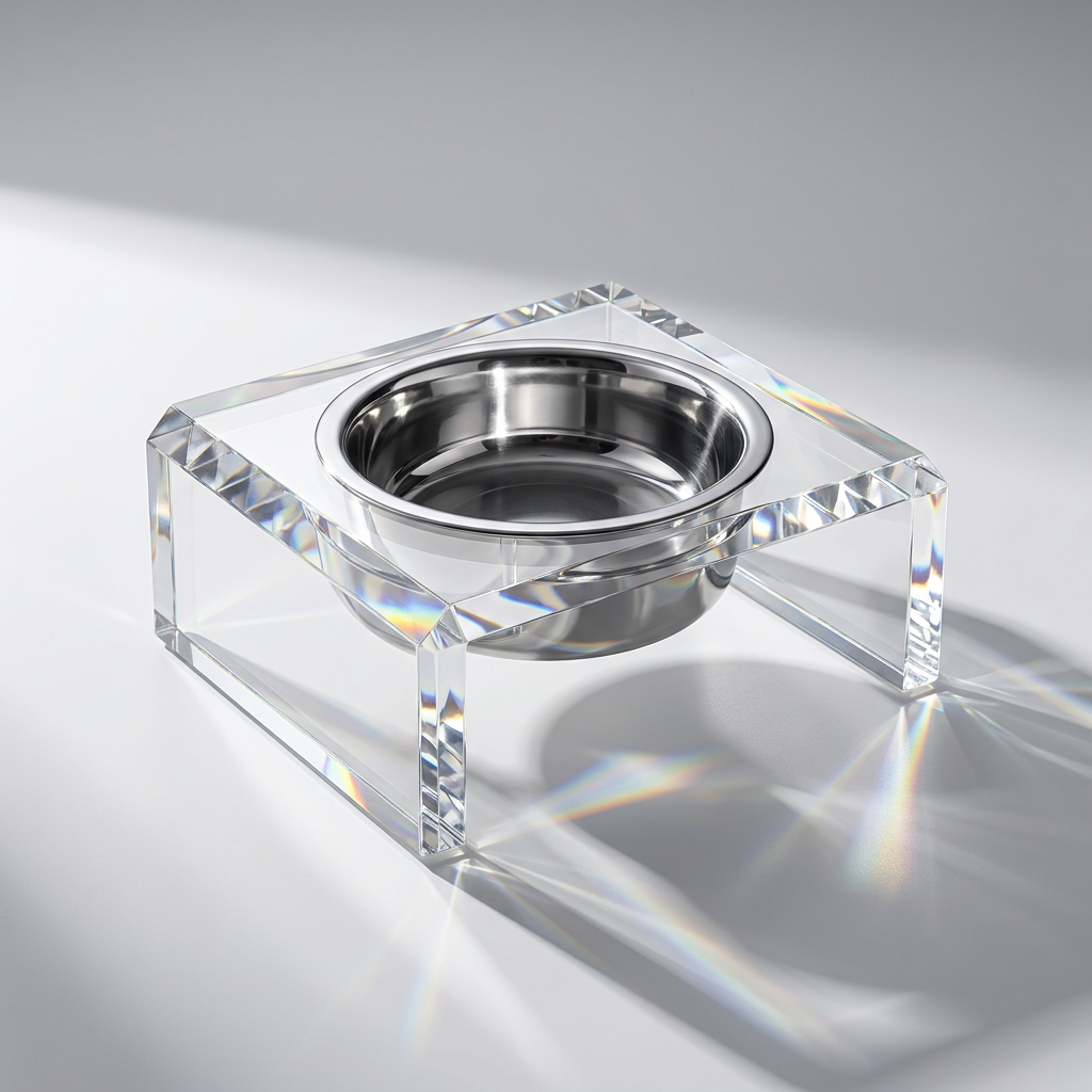 Prism_Cut_Crystal_Acrylic_Pet_Bowl_Studio