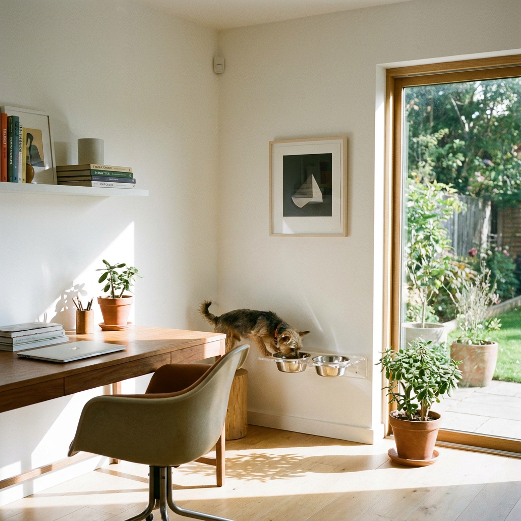 Wall-Mounted_Floating_Acrylic_Pet_Bowl_Lifestyle
