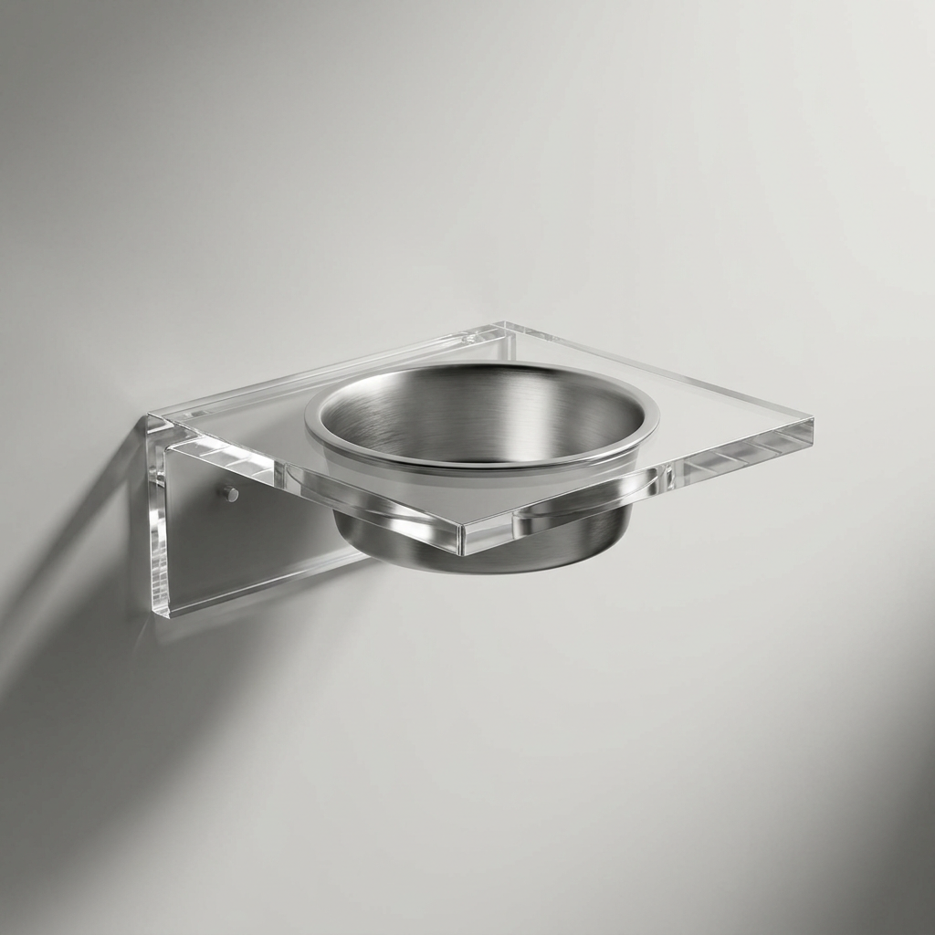 Wall-Mounted_Floating_Acrylic_Pet_Bowl_Studio