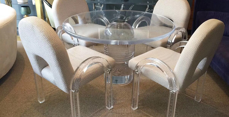 We do custom hot bending & special shape acrylic furniture, wholesale supported.