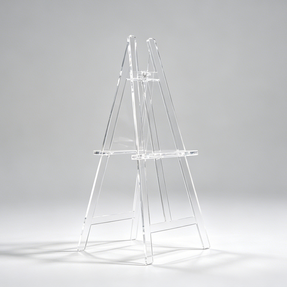A-Frame Clear Acrylic Easel Stand
