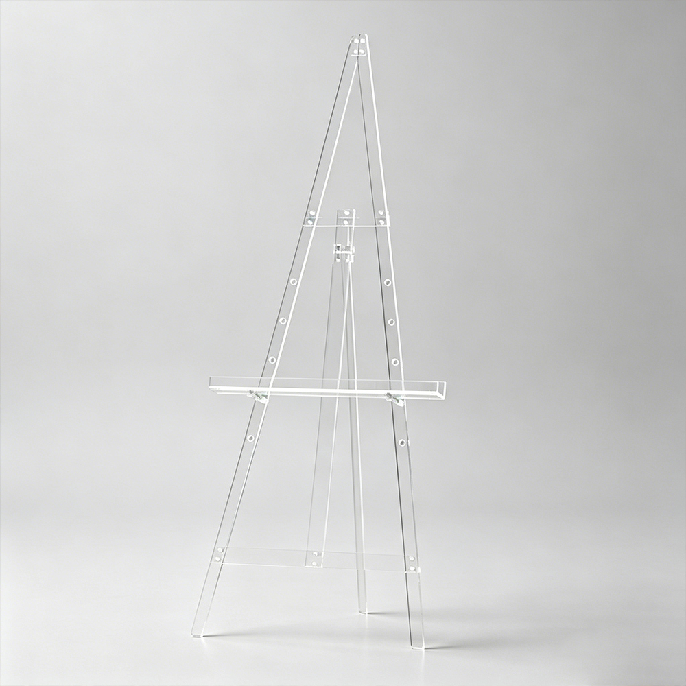 A-Frame Clear Acrylic Floor Easel