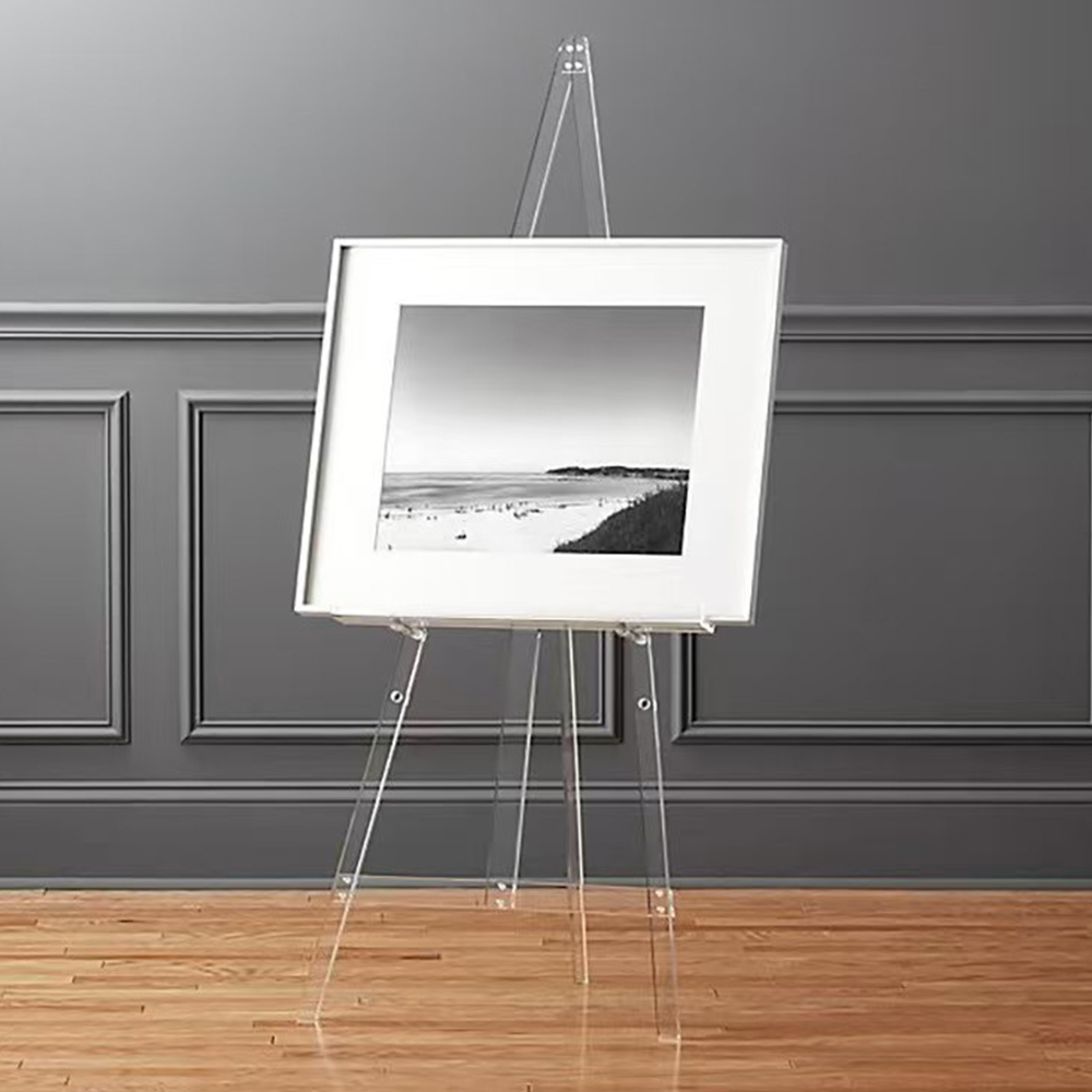 A-Frame Clear Acrylic Floor Easel
