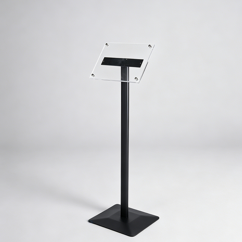 Clear Acrylic A3 A4 Floor Menu Sign Stand