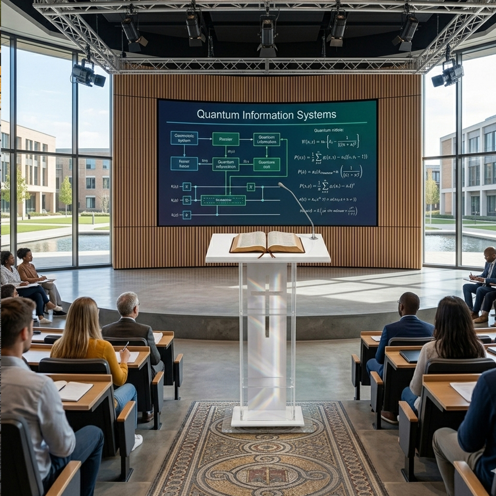 Clear Acrylic Modern Conference Podium