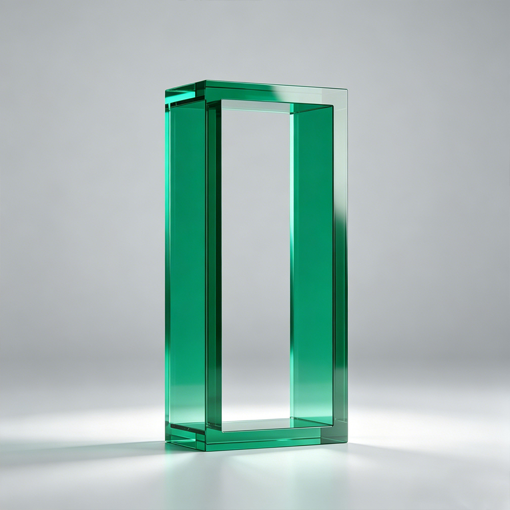 Emerald Green Hollow Acrylic Display Frame