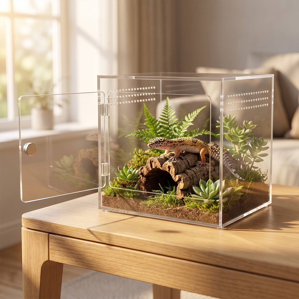 Clear Acrylic Reptile Terrarium