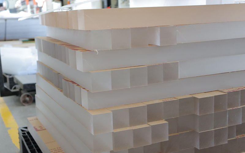 Batch Production of Clear Acrylic U-shaped Components, Wholesale Supply Staging