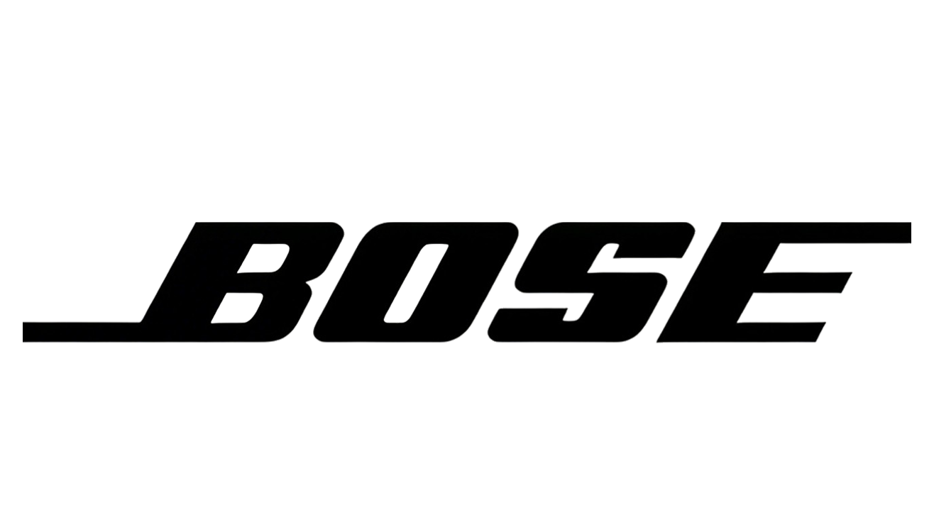 Bose logo in black on a white background