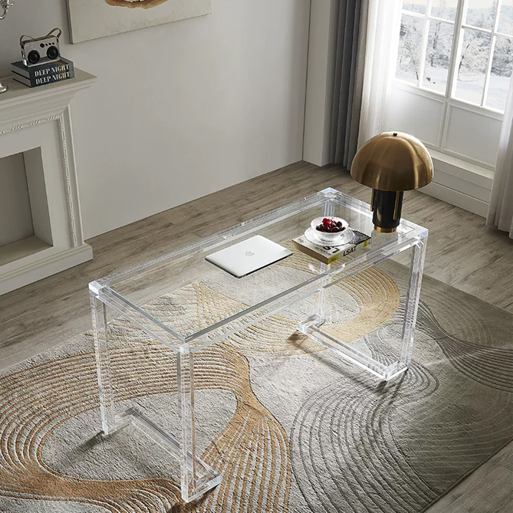 Clear Acrylic All-in-One Desk.