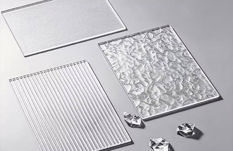 Clear textured acrylic sheets in ribbed and embossed finishes, decorative plastic panels for furniture wholesale OEM
