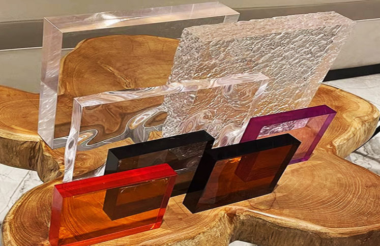 Colorful acrylic picture frame collection