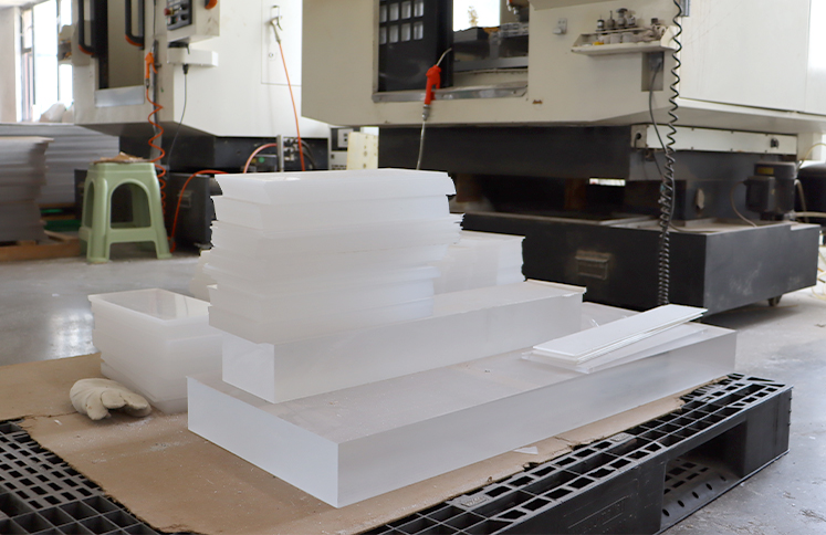 Custom acrylic material options for wholesale production