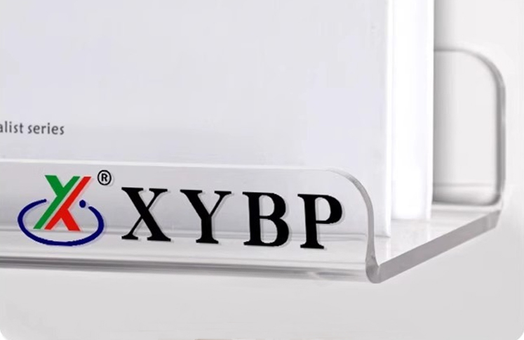 Custom logo printing on acrylic display products