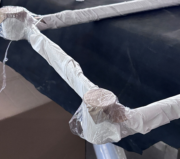 Factory packing process for acrylic furniture wholesale
