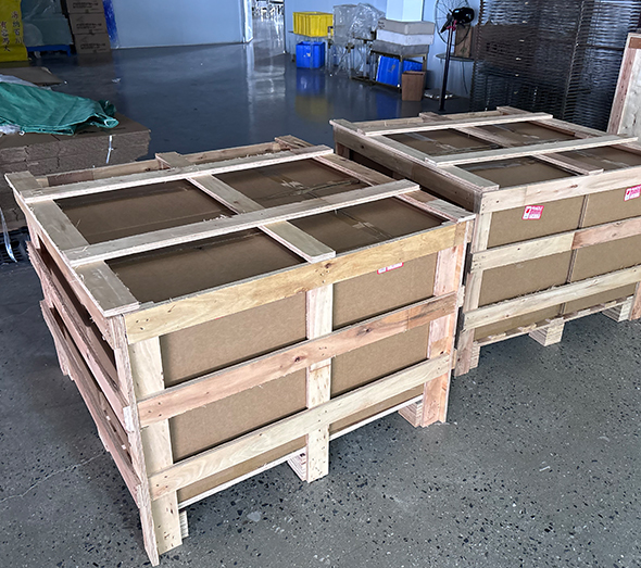 Protected acrylic furniture parts for custom wholesale orders