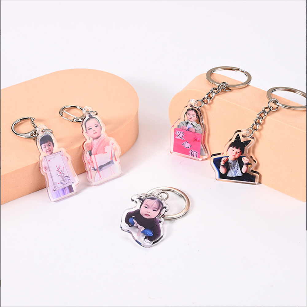 custom-photo-acrylic-keychains-featuring-children-portraits-with-metal-key-rings