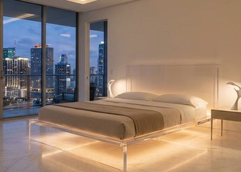 modern-clear-acrylic-bed-city-view