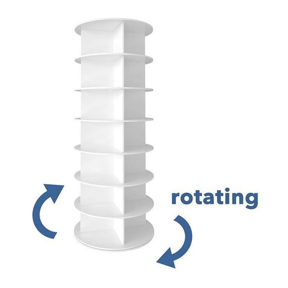 white-360-rotating-shoe-rack-tower-multi-tier-spinning-shoe-storage-organizer