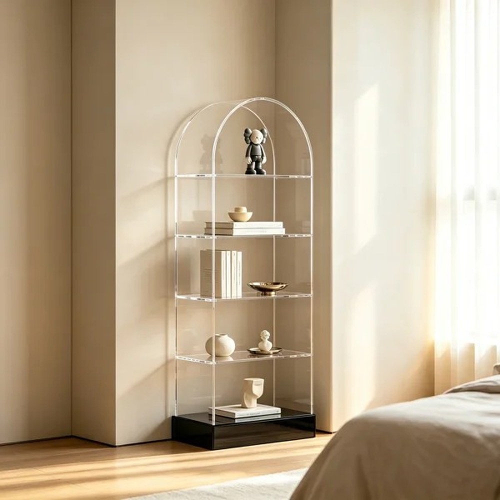 arched-clear-acrylic-five-tier-bookshelf-display