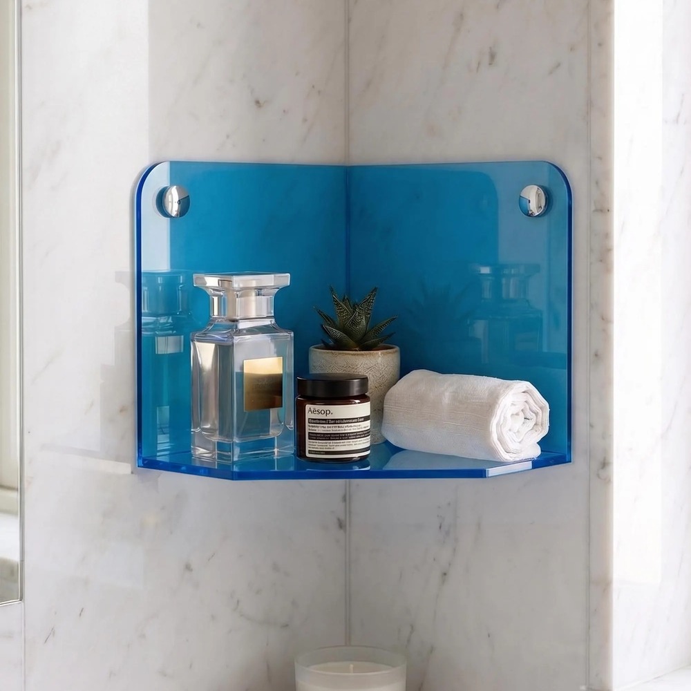 blue-acrylic-floating-corner-bathroom-shelf