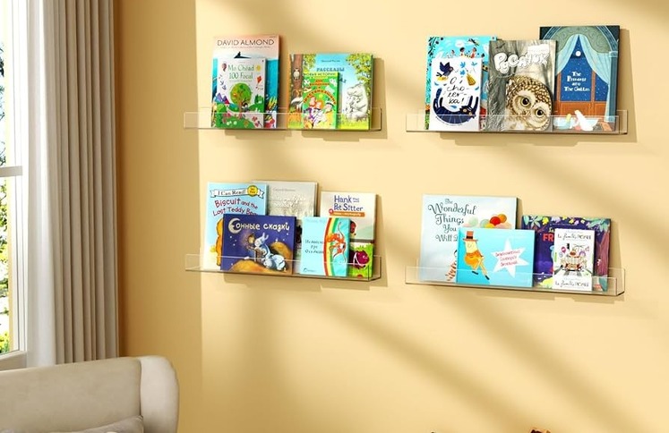 clear-acrylic-floating-bookshelves-nursery