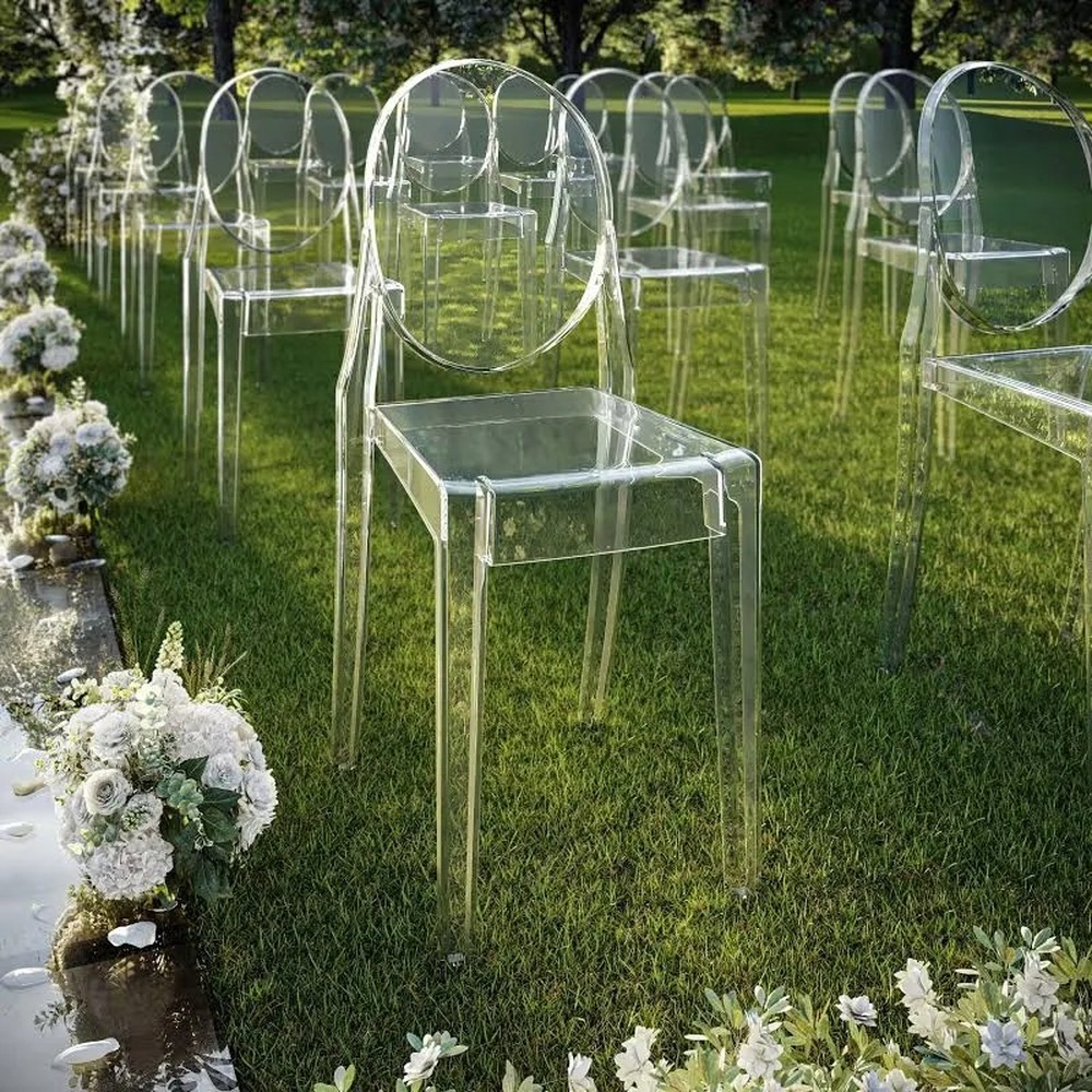 clear-acrylic-ghost-chairs-outdoor-wedding-lawn