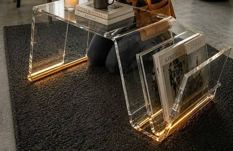 clear-acrylic-low-coffee-table-integrated-magazine-rack-led-lighting
