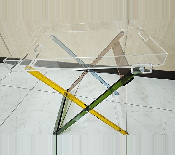clear-acrylic-removable-tray-colored-x-legs-folding-table