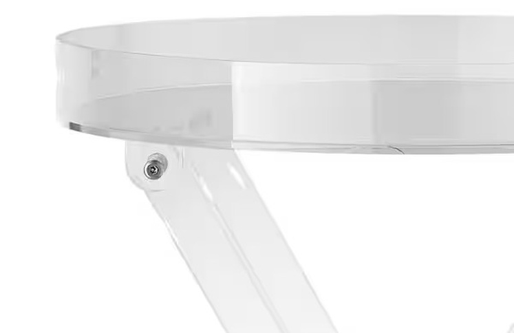 clear-acrylic-round-tray-folding-leg-hinge-detail