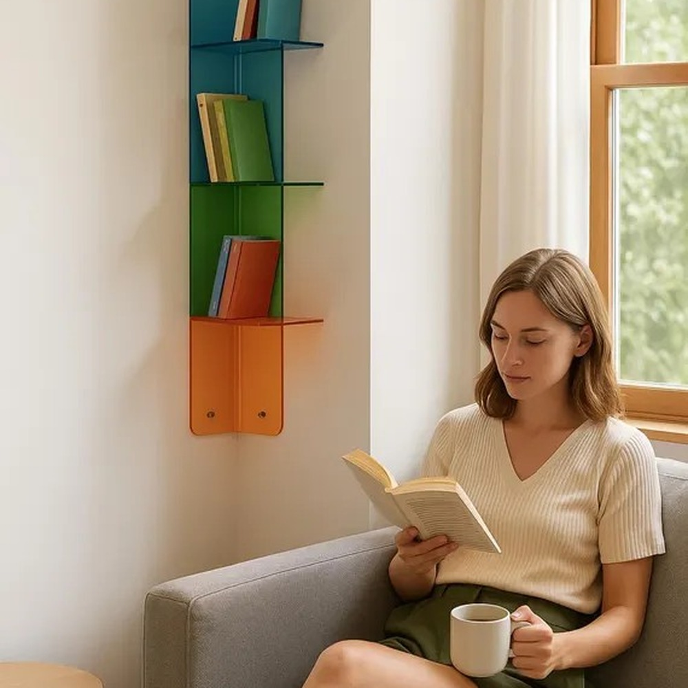 colorful-acrylic-three-tier-corner-wall-shelf